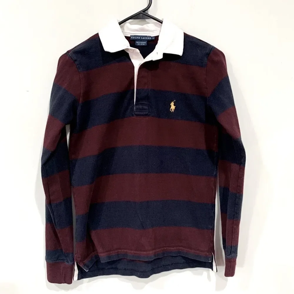 Ralph Lauren navy wear stripes
